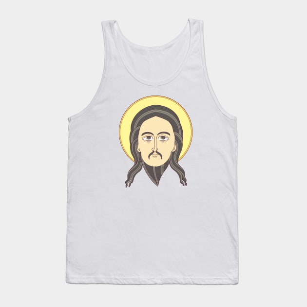 Jesus Icon Tank Top by freshinkstain